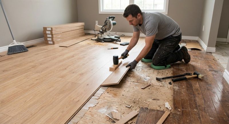 Laminate Floor Remodeling in Warrenton, VA