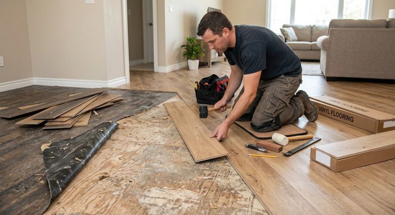 Linoleum Flooring Replacement in San Antonio, TX