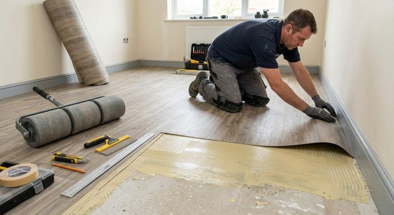 Sheet Flooring Installation in New Braunfels, TX