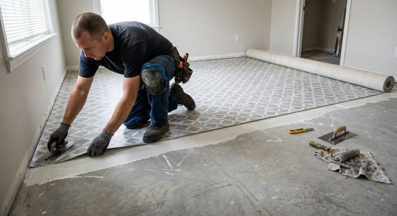 Sheet Flooring Installation in Cincinnati, OH